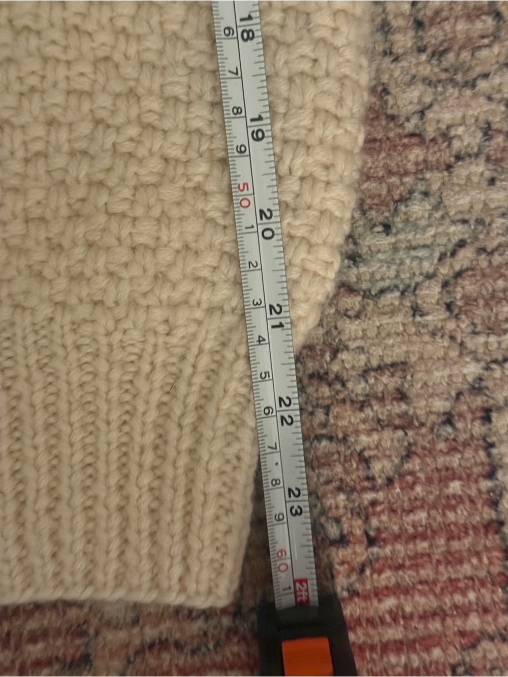 Britches 1907s Hand Knit 100% Wool Cream Sweater - Picture 11 of 11